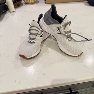 New Balance White and Gray Athletic Shoes